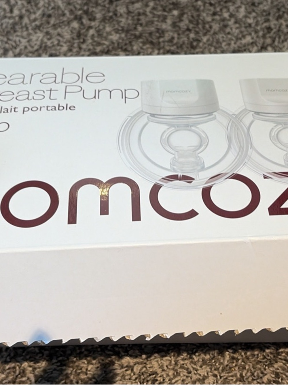 Momcozy Wearable Breast Pump – White